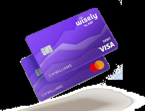 ADP es una ISO registrada de Fifth Third Bank N.A. o Pathward, N.A. La tarjeta Wisely Pay Visa se puede usar en todos los lugares donde se acepten tarjetas de débito Visa. Visa y el logotipo de Visa son marcas comerciales registradas de Visa International Service Association. Las tarjeta Wisely Pay Mastercard se puede usar donde se acepte la ...